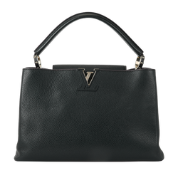 Capucine MM Handbag, Leather, Black, AR1185 (2015), DB, 2*